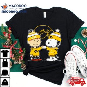 Charlie Brown And Snoopy Go Iowa Hawkeyes Tshirt