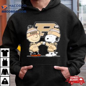 Charlie Brown And Snoopy Go Purdue Boilermakers Tshirt