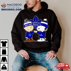Charlie Brown And Snoopy Go Toronto Maple Leafs Shirt