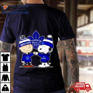 Charlie Brown And Snoopy Go Toronto Maple Leafs Tshirt