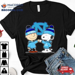 Charlie Brown And Snoopy Go Unc Tar Heels Shirt