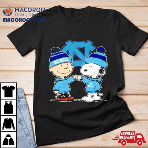 Charlie Brown And Snoopy Go Unc Tar Heels Shirt