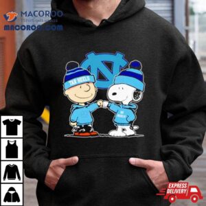 Charlie Brown And Snoopy Go Unc Tar Heels Tshirt