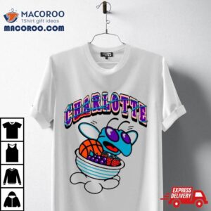 Charlotte Hornets Wild Berry Basketball Vintage Tshirt