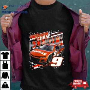 Chase Elliott Hendrick Motorsports Team Collection Black Hooters Draft Tshirt