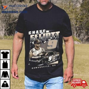 Chase Elliott Hendrick Motorsports Team Collection Black Napa Burnout Tshirt