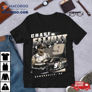 Chase Elliott Hendrick Motorsports Team Collection Black Napa Burnout Tshirt