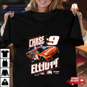 Chase Elliott Hendrick Motorsports Team Collection Navy Hooters Patriotic Tshirt