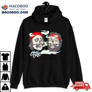 Cheech And Chong Skull Smoking Shirt