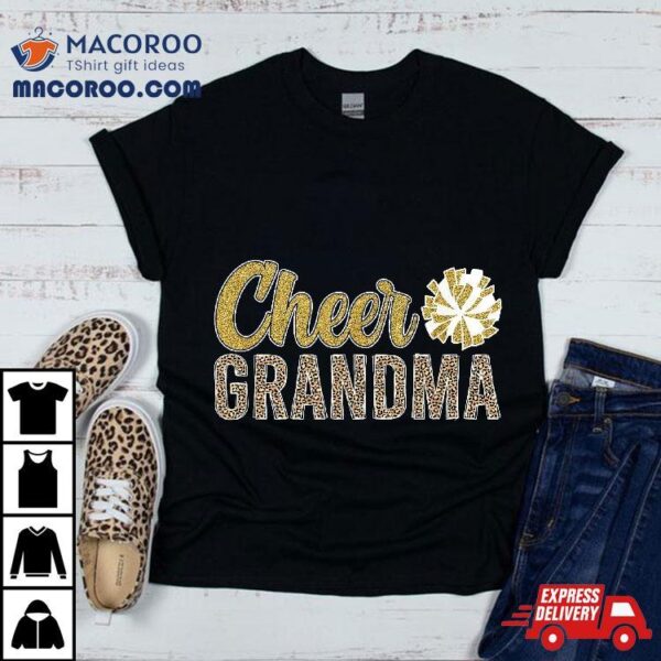 Cheer Grandma Of A Cheerleader Grandmother Shirt