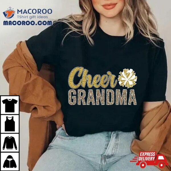 Cheer Grandma Of A Cheerleader Grandmother Shirt