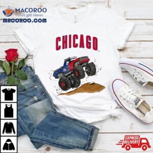 Chicago Cubs Monster Truck Mlb Tshirt