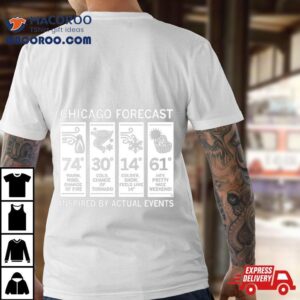 Chicago Forecast Inspired By Actual Events Tshirt