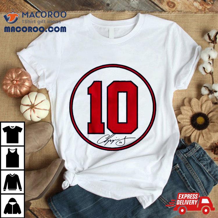 Chipper Jones Number Circle Signature Shirt Chipper Jones Number Circle Signature Shirt