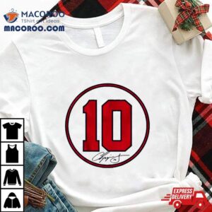Chipper Jones Number Circle Signature Shirt 2 Chipper Jones Number Circle Signature Tshirt