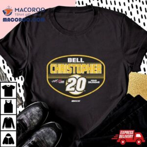 Christopher Bell Joe Gibbs Racing Team Collection Black Tailgate Tshirt