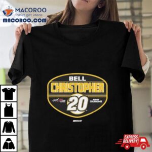 Christopher Bell Joe Gibbs Racing Team Collection Black Tailgate Tshirt