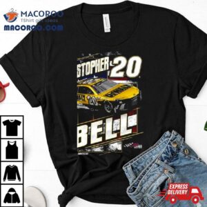 Christopher Bell Joe Gibbs Racing Team Collection Navy Dewalt Patriotic Shirt