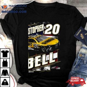 Christopher Bell Joe Gibbs Racing Team Collection Navy Dewalt Patriotic Tshirt