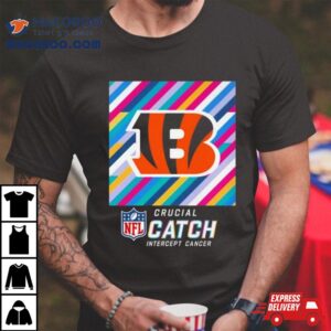 Cincinnati Bengals Nfl Crucial Catch Intercept Cancer Tshirt