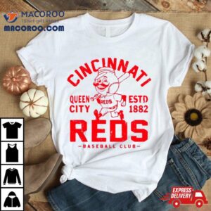 Cincinnati Reds Queen City Baseball Retro Tshirt