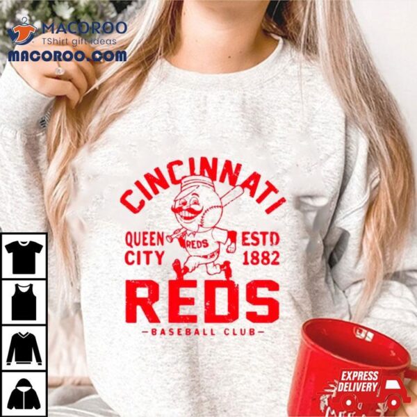 Cincinnati Reds Queen City Baseball Retro Shirt