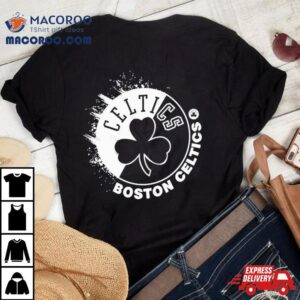 Circle Celtics Boston Basketball Nba Tshirt