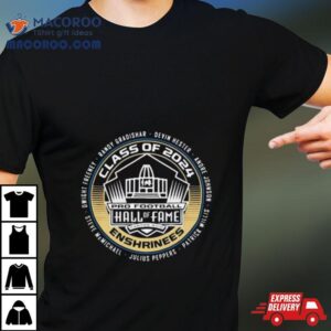 Class Of Pro Football Hall Of Fame Enshrinees Logo Tshirt