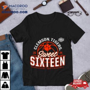 Clemson Tigers Ncaa Men S Basketball Tournament March Madness Sweet Sixteen Defensive Stance Tshirt