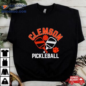 Clemson Tigers Pickleball Crossed Paddles Shirt