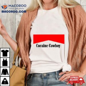 Cocaine Cowboy Parody Logo Tshirt