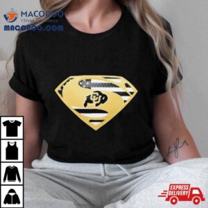 Colorado Buffaloes Usa Flag Inside Superman Tshirt