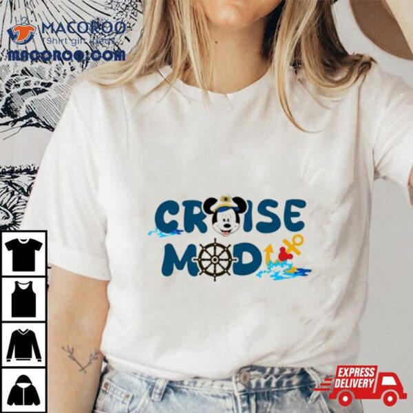 Comfort Colors Cruise Mode Mickey Family Disney Trip Shirts