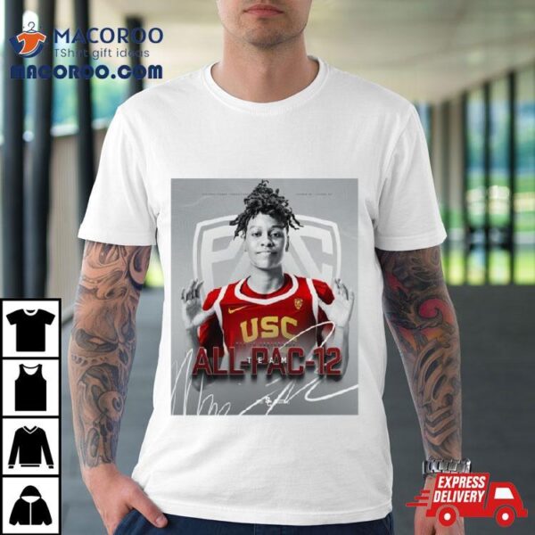 Congrats To Kenzie Forbes Usc Women’s Basketball On Being Named To The All Pac 12 Team Poster Shirt