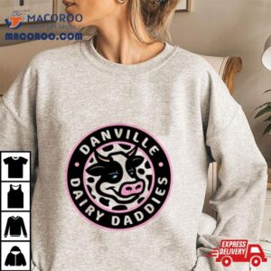 Cow Danville Dairy Daddies Logo Tshirt