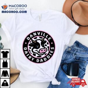 Cow Danville Dairy Daddies Logo Tshirt