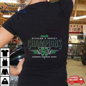 Cranbrook Kingswood Cranes Mhsaa Hockey D Champions Tshirt