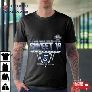 Creighton Bluejays 2024 Ncaa Division I Men’s Basketball Sweet 16 The Road To Phoenix Shirt