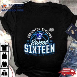 Creighton Bluejays 2024 Ncaa Men’s Basketball Tournament March Madness Sweet Sixteen Defensive Stance Shirt