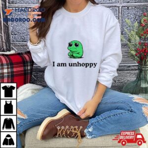 Cute Frog I Am Unhoppy Shirt