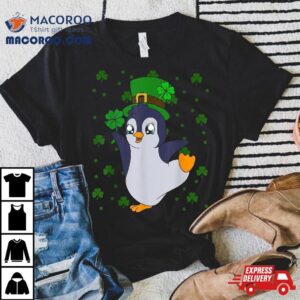 Cute Penguin Shamrocks Saint Patrick’s Day Shirt
