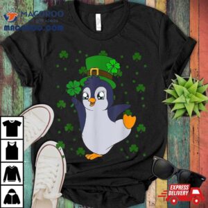 Cute Penguin Shamrocks Saint Patrick’s Day Shirt