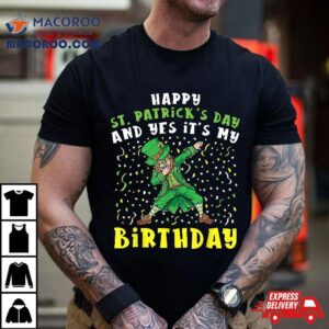 Dabbing Leprechaun Happy Saint Patrick S Day Boys Birthday Tshirt