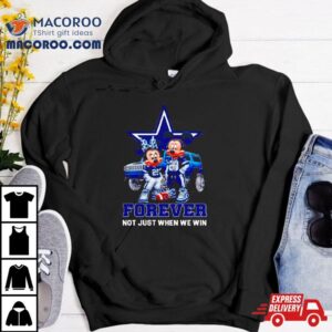 Dallas Cowboys Mickey And Minnie Forever Not Just When We Win Tshirt