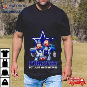 Dallas Cowboys Mickey And Minnie Forever Not Just When We Win Tshirt