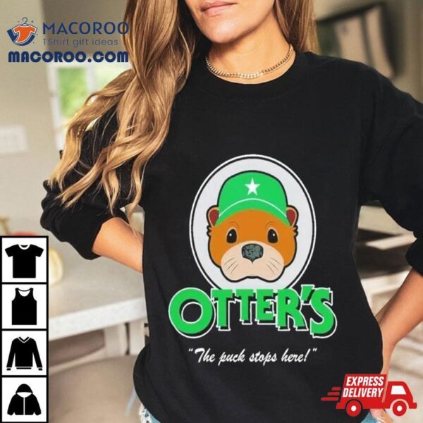 Dallas Stars Otter’s The Puck Stops Here Shirt