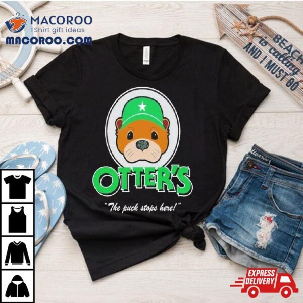 Dallas Stars Otter’s The Puck Stops Here Shirt