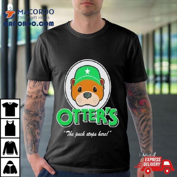 Dallas Stars Otter’s The Puck Stops Here Shirt