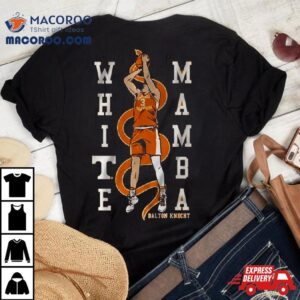 Dalton Knecht White Mamba Tennessee Men S Basketball Tshirt