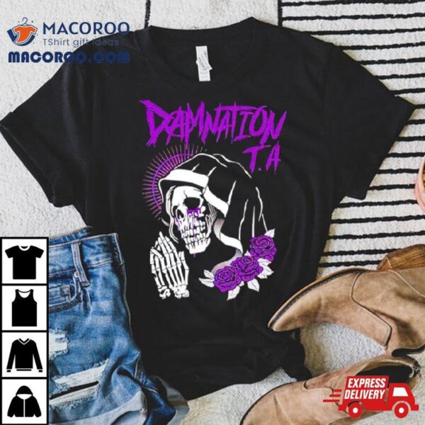 Damnation T.a Skull Prayer Shirt